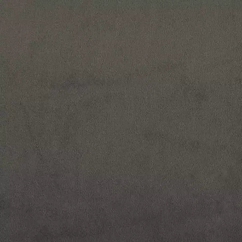 Struttura letto in velluto grigio scuro, compensato, legno ingegnerizzato, matrimoniale standard