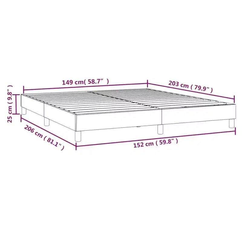 Struttura letto in velluto grigio scuro, compensato, legno ingegnerizzato, matrimoniale standard
