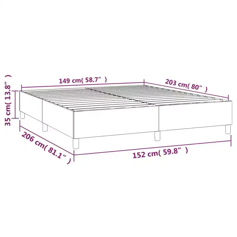 Struttura letto in similpelle bianca, compensato, legno ingegnerizzato Queen