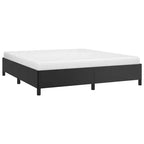 Struttura letto nera 75% polivinilcloruro, 5% cotone, 20% poliestere