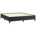 Struttura letto nera 75% polivinilcloruro, 5% cotone, 20% poliestere