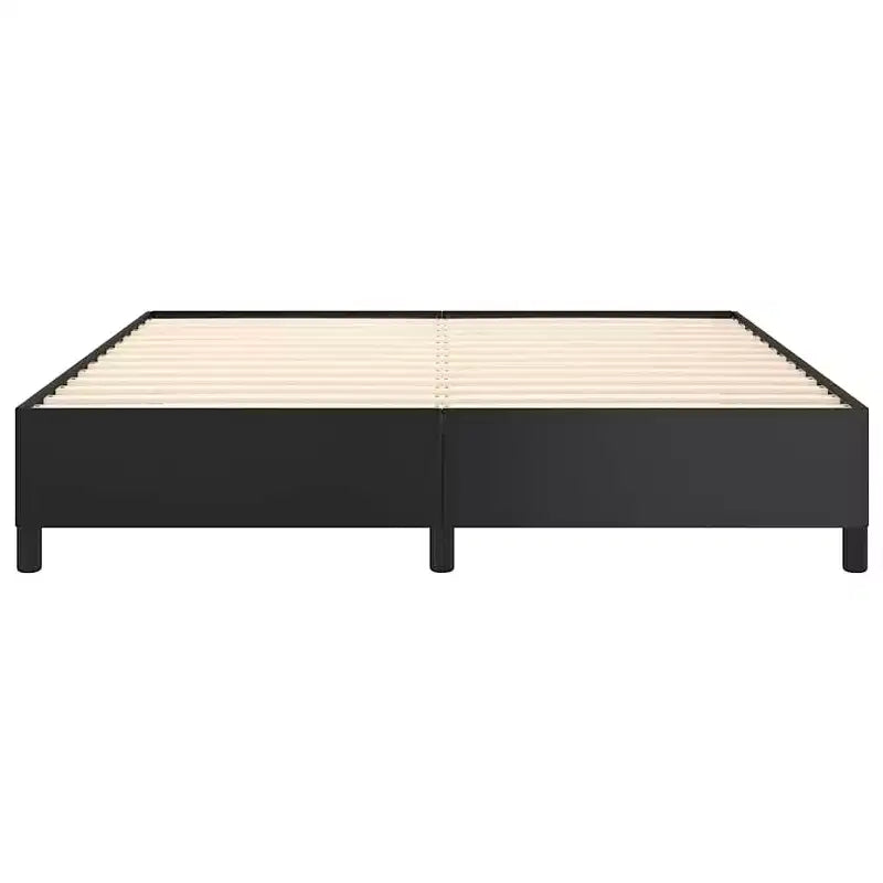 Struttura letto nera 75% polivinilcloruro, 5% cotone, 20% poliestere