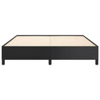 Struttura letto nera 75% polivinilcloruro, 5% cotone, 20% poliestere