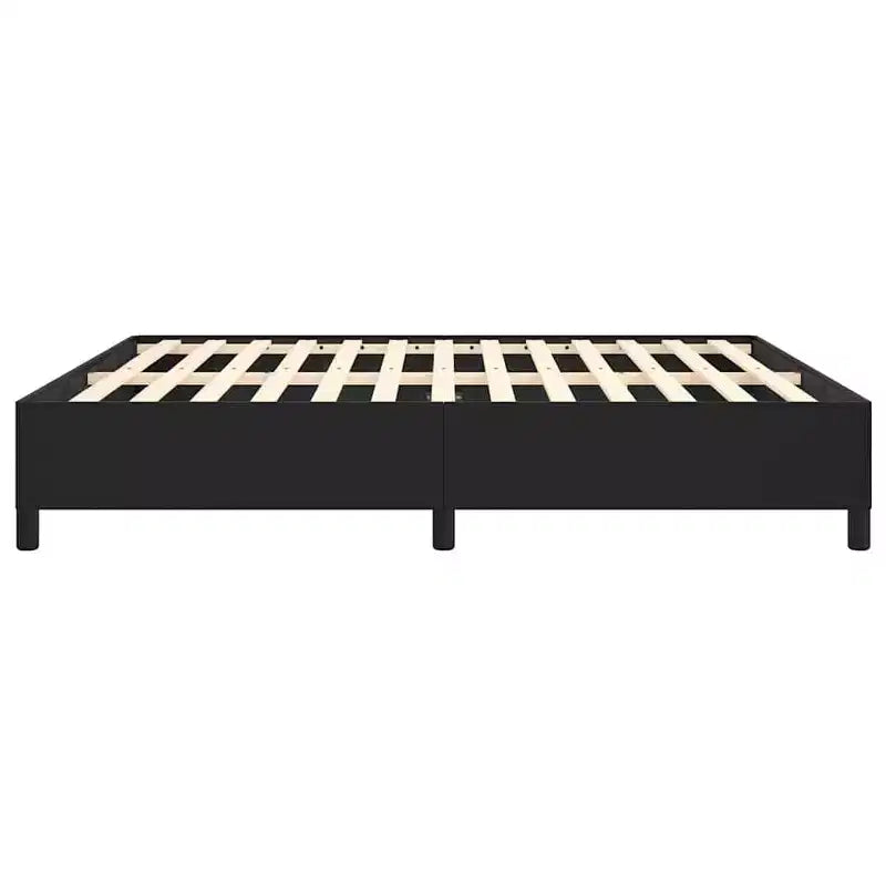 Struttura letto nera 75% polivinilcloruro, 5% cotone, 20% poliestere