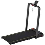 Soozier Walking Pad Treadmill, 0.66.2mph Foldable Under Desk Treadmill with Incline, Handle Bar, Wheels, LED Display and Remote Control