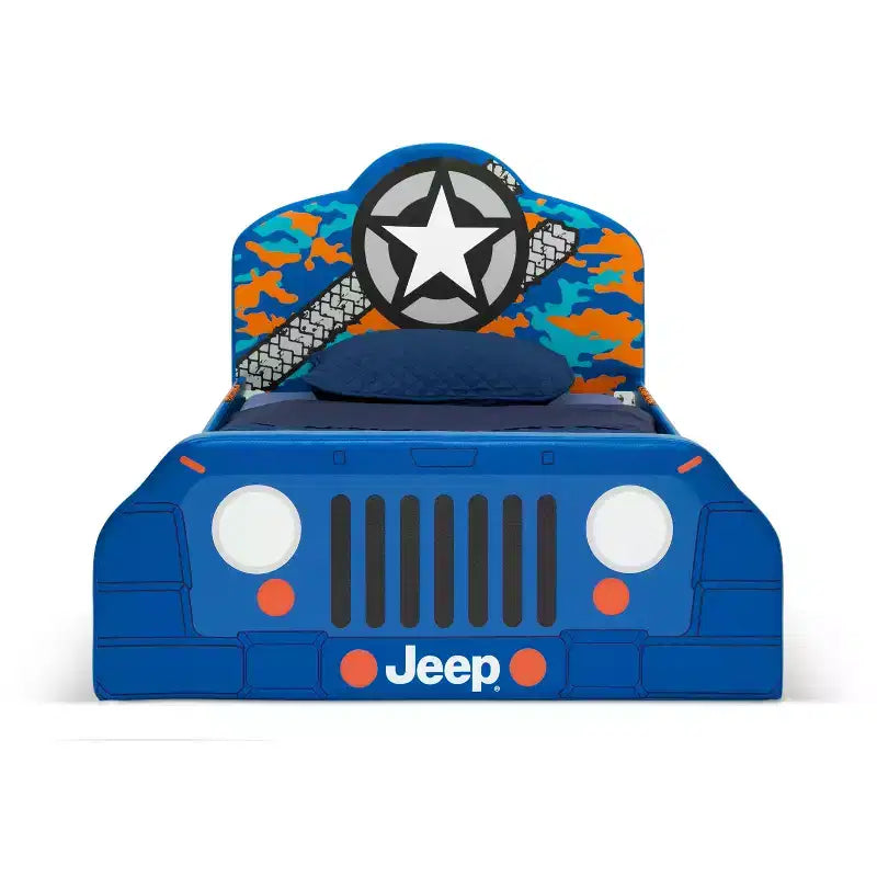 Delta Children Jeep Upholstered Bed - Thumbnail 2