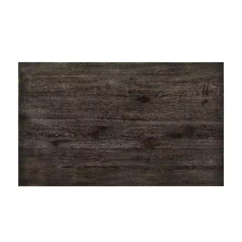 Tavolo da pranzo in legno Royal Hampton Style con piano rettangolare e gambe tornite, grigio