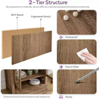 TYBOATLE 75 Tall Arched Storage Cabinet, Wood Kitchens Pantry Cabinets w/Anti-Tipping Device, Versatile Cupboard w/Innovative Drawer