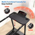 Redliro Walking Treadmill for Seniors, Compact Low-Impact Treadmill with Handles, Safe Home Walking Pad for Older Adults, 300 lbs