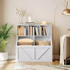 Libreria e Portagiochi per Bambini, Organizzatore Portagiochi per Bambini, Mobile Contenitore Giocattoli con Scaffale per Giocattoli, Libreria Organizzatore Giocattoli per Bambini Piccoli con Contenitori