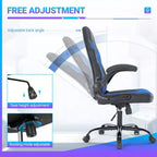 TUYOHW Sedia da Gaming Ergonomica, Sedia da Ufficio con Schienale a S, Modalità Dondolio e Altezza Regolabile, Schiuma ad Alta Resilienza