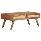 vidaXL Coffee Table 39.4x23.6x15.7 Solid Mango Wood