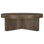 Coaster,Kinkaid Round Solid Mango Wood Coffee Table