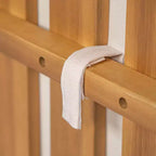 MAYEERTY Set di 2 Sedie a Sdraio Moderne da Esterno, Struttura in Legno Massiccio, Comodi Cuscini in Poliestere Resistenti alle Intemperie, per Patio Giardino Balcone