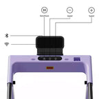 DeerRun All-New 2026 A1 Pro Move Smart Foldable Treadmill with 6% Incline 350lbs, 10mph