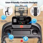 Treadmills Clearance, Treadmill on Sale with 12-Level Adjustable Incline, 7.5MPH Max Speed, Foldable Treadmill, Running & Walking Machine