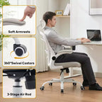Ergonomic Office Chair, High Back Computer Desk Chair with Adjustable Height & Flip-up Armrests, Mesh Comfortable Gaming Chair for Home Office