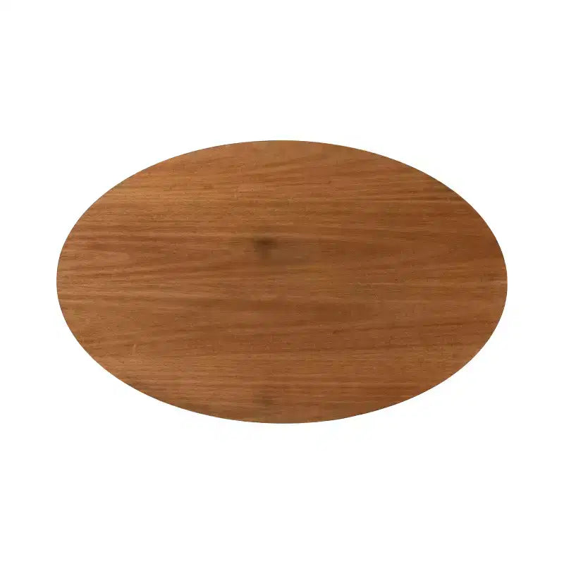 Kate and Laurel Foxford Oval Wood Coffee Table, 38x24x18, Natural