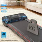 Under Desk Treadmill Machine with 300 lb Capacity, Portable Walking Pad for Home & Office, Quiet Motor, Slim Design for Daily Walking Exercise