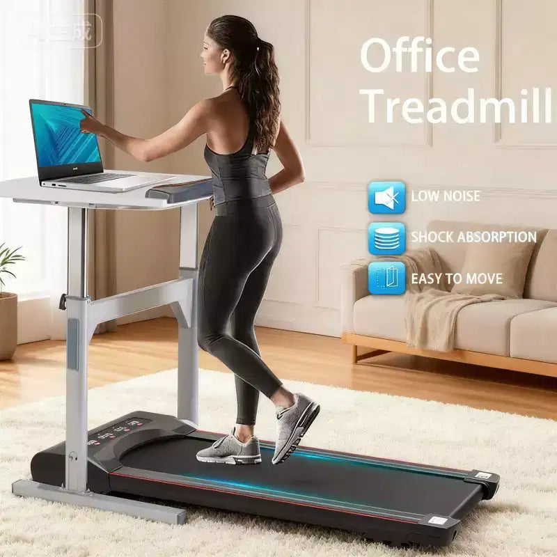 Under Desk Treadmill Machine with 300 lb Capacity, Portable Walking Pad for Home & Office, Quiet Motor, Slim Design for Daily Walking Exercise