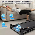 2.75HP Folding Treadmill w/ 300lb Capacity & Incline, 71Programs, Smart APP, HiFi Stereo Speakers, 7.5MPH Portable Treadmill for Home Jogging Walking