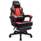 Celebalcony Gaming Chairs for Adults with Footrest, High Back, with Massage Lumbar Support, 360 Swivel Height Adjustable Computer Chairs