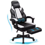 Celebalcony Gaming Chairs for Adults with Footrest, High Back, with Massage Lumbar Support, 360 Swivel Height Adjustable Computer Chairs
