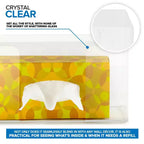 Stock Your Home Acrylic Wall Mount Single Gloves or Tissue Box Dispenser