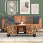 vidaXL Coffee Table Mixed Colors Solid reclaimed wood