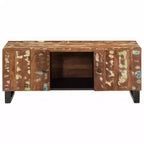 vidaXL Coffee Table Mixed Colors Solid reclaimed wood