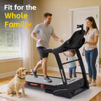 Treadmll for Home, 5.1HP Treadmill with 20% Incline, Treadmills with 400lbs Weight Capacity, 12MPH Treadmill with 64 Preset Programs, Home&Office&Gym