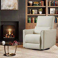 Swivel Rocking Nursery Recliner Chair Rocker Recliner Glider Deep Seat Sofa Chair with high Backrest