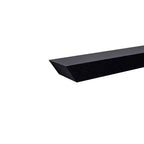 18.11 Black Floating Shelf C invisible-bracket wood wall mount, perfect bathroom/bedroom/kitchen dcor or book/plant display, easy install.