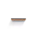 18.11 Black Floating Shelf C invisible-bracket wood wall mount, perfect bathroom/bedroom/kitchen dcor or book/plant display, easy install.
