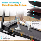Tapis roulant da 3,75 HP, capacità 136 kg, tapis roulant pieghevole inclinabile, 64+7 programmi smart, 12 km/h, controllo tramite APP, tapis roulant per camminata e jogging a casa con altoparlante HiFi