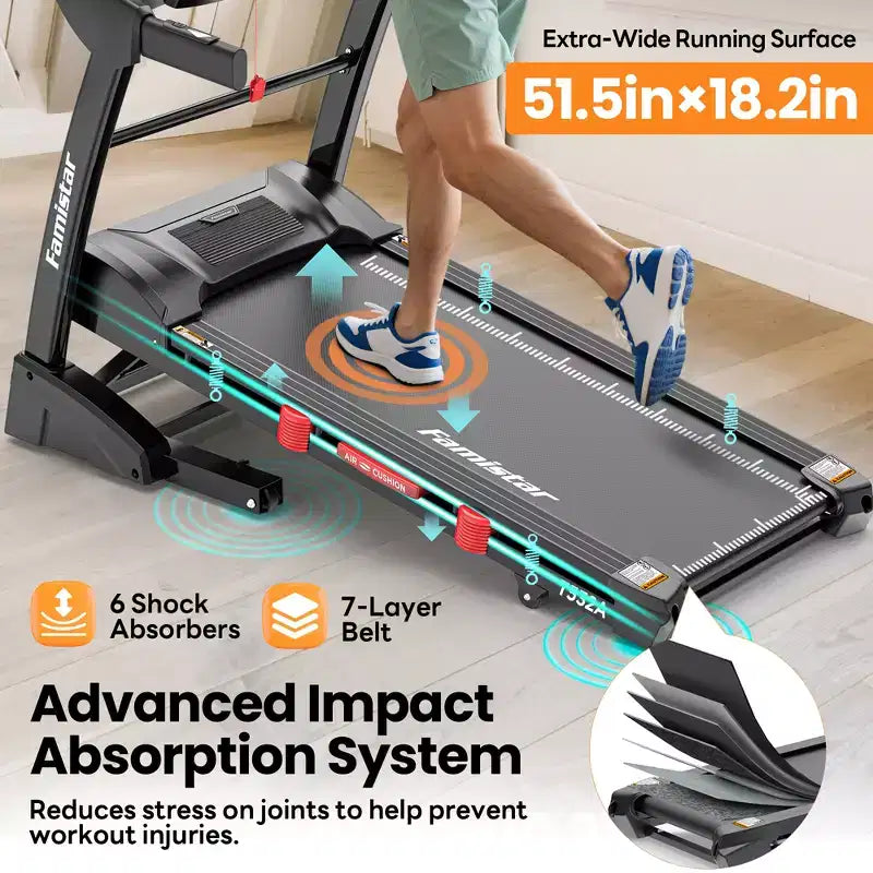Tapis Roulant Inclinabile Automatico al 20%, Tapis Roulant Pieghevole da 4.95 CV Capacità 400 libbre, 71 Programmi, 12 MPH, Allenamento Personalizzato con Controllo APP, Tapis Roulant per Jogging e Camminata Domestica