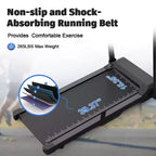 Okak Foldable Treadmill with Max 265 LBS Weight Capacity, Electric Portable Treadmill with 2.5HP, Treadmills for Home, Office