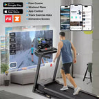 Treadmills on sale - 330 lb Capacity, 3.5HP Folding Electric Treadmill Up to 7.5 MPH Speed, Running Machine with Bluetooth Speaker for Home/Office