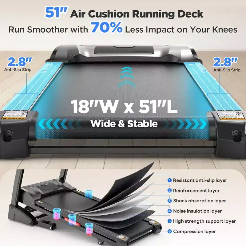 Treadmill on Sale, Treadmills clearance 5.0HP Folding Treadmill for Home with 20 Auto Incline,Foldable Electric Treadmill Running Machine