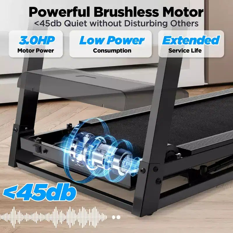 Treadmill on sale, Portable Treadmill with APP Control LED Display and 64 Preset Programs, Exercise Machine for Home, Max 300 LBS