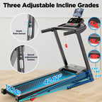 Treadmill on sale, Portable Treadmill with APP Control LED Display and 64 Preset Programs, Exercise Machine for Home, Max 300 LBS