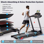 Treadmill on sale, Portable Treadmill with APP Control LED Display and 64 Preset Programs, Exercise Machine for Home, Max 300 LBS