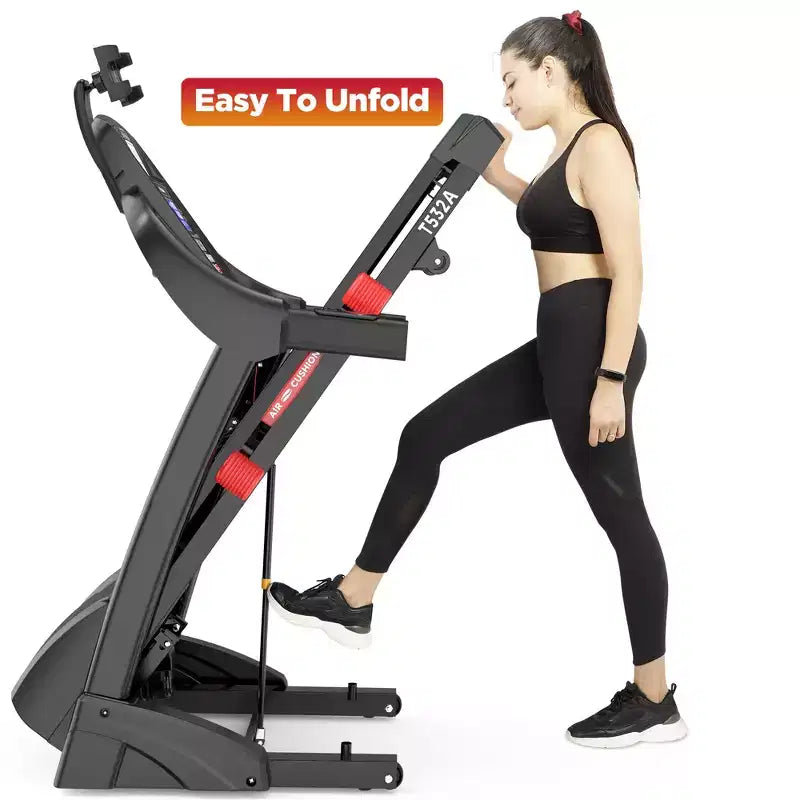 Treadmill for Home, 20% Auto Incline12MPH Speed, LED, 300LBS Capacity, Bluetooth Speaker, 4.75HP Home Office Treadmills for Running Jogging Walking