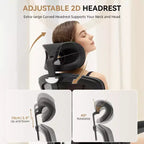 Ergonomic Office Chair  High-Back Mesh Desk Chair with Adjustable Headrest & Wheels  Swivel Task Chair for Home/Office/Gaming Room