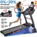4-in-1 Treadmill with 20% Incline, Portable folding Treadmill, Foldable Treadmills for Home and Office, 4.5 HP Quiet Treadmill with 300 LBS Capacity
