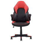 TUYOHW Adjustable Ergonomics Gaming Chair 360 Swivel Chair with Wheels,Black/Red Computer Chair for Office&Home,Versatile Leisure Chair,Black/Red