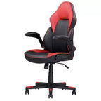 TUYOHW Adjustable Ergonomics Gaming Chair 360 Swivel Chair with Wheels,Black/Red Computer Chair for Office&Home,Versatile Leisure Chair,Black/Red
