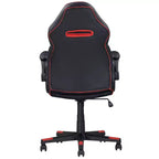 TUYOHW Adjustable Ergonomics Gaming Chair 360 Swivel Chair with Wheels,Black/Red Computer Chair for Office&Home,Versatile Leisure Chair,Black/Red