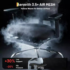 Heavy-Duty Ergonomic Mesh Gaming Chair  High-Back Office Chair with 4D Flip-Up Arms, Adjustable Headrest & Lumbar Support, 400 lbs Capacity
