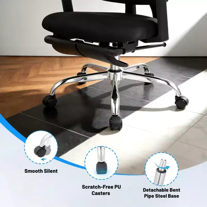 Heavy-Duty Ergonomic Mesh Gaming Chair  High-Back Office Chair with 4D Flip-Up Arms, Adjustable Headrest & Lumbar Support, 400 lbs Capacity